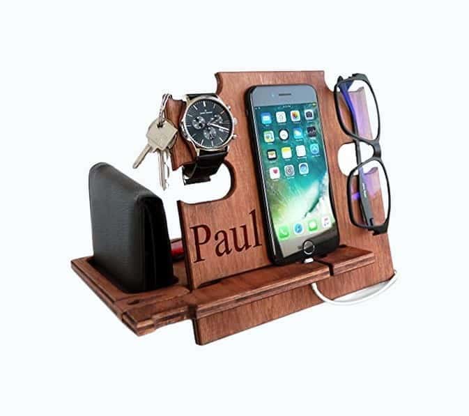 Gift for Him- Personalized Docking Station