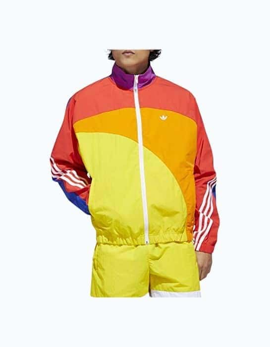 Adidas Originals Men’s Pride Off-Center Jacket