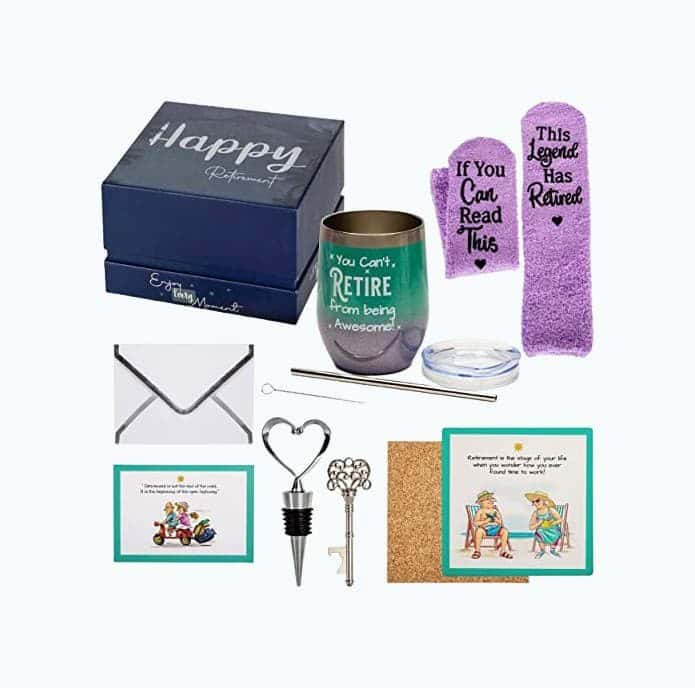 Retirement Wine Gift Set