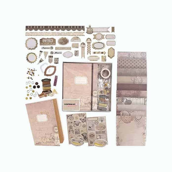 DIY Vintage Scrapbook Set