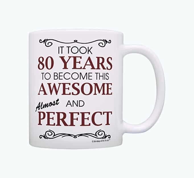 80th Birthday Mug