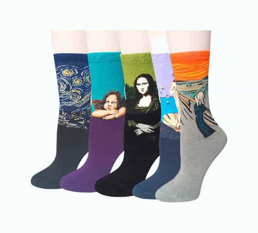 Famous Painting Socks