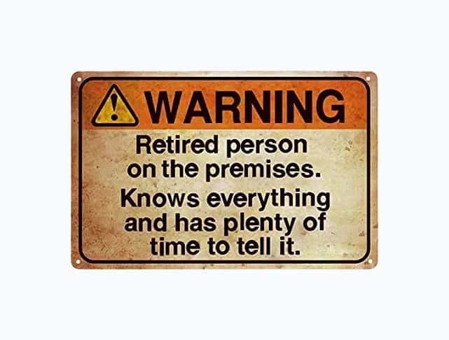 Funny Warning Sign