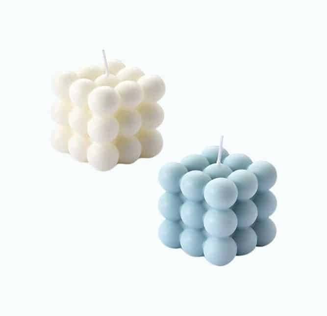 Bubble Candle - Cube Soy Wax Candles