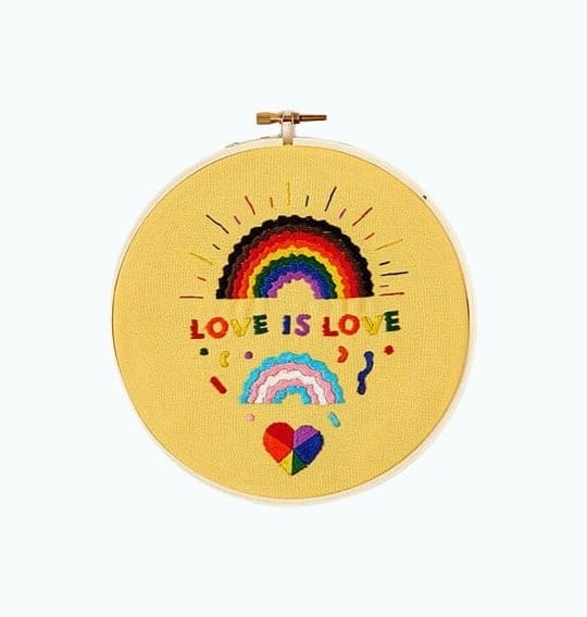 Love is Love DIY Embroidery Kit