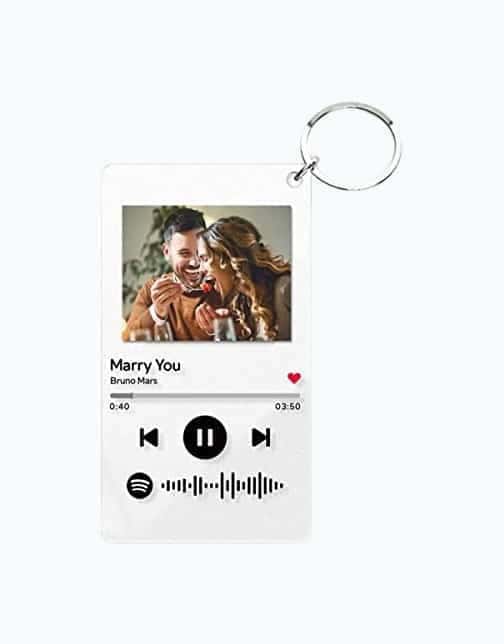 Custom Spotify Keychain with Picture