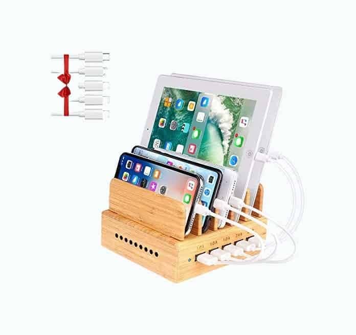 OthoKing Bamboo Charging Station