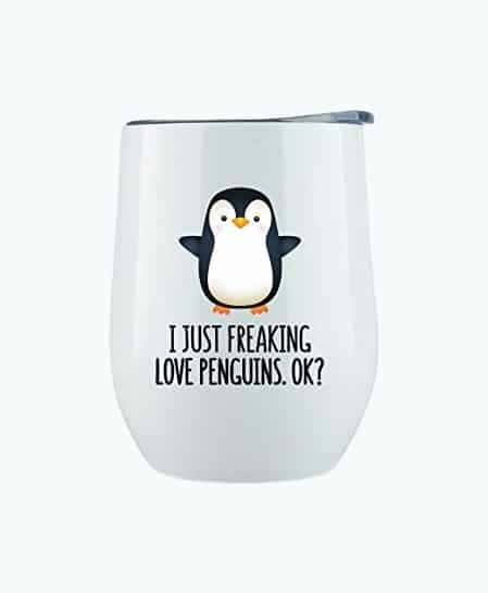 I Just Freaking Love Penguins Tumbler