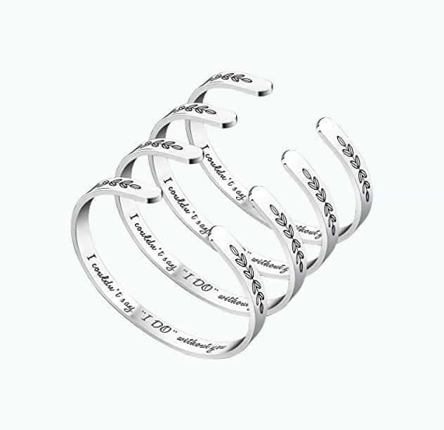 Bridesmaid Cuff Bracelet Set