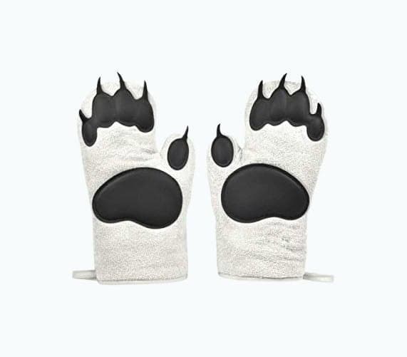 Polar Bear Oven Mitts