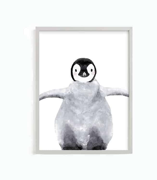 Baby Penguin Wall Art