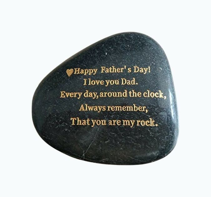 Dad Engraved Rock