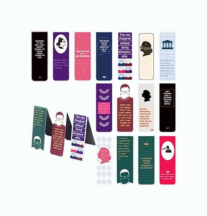 Ruth Bader Ginsburg Magnetic Bookmarks