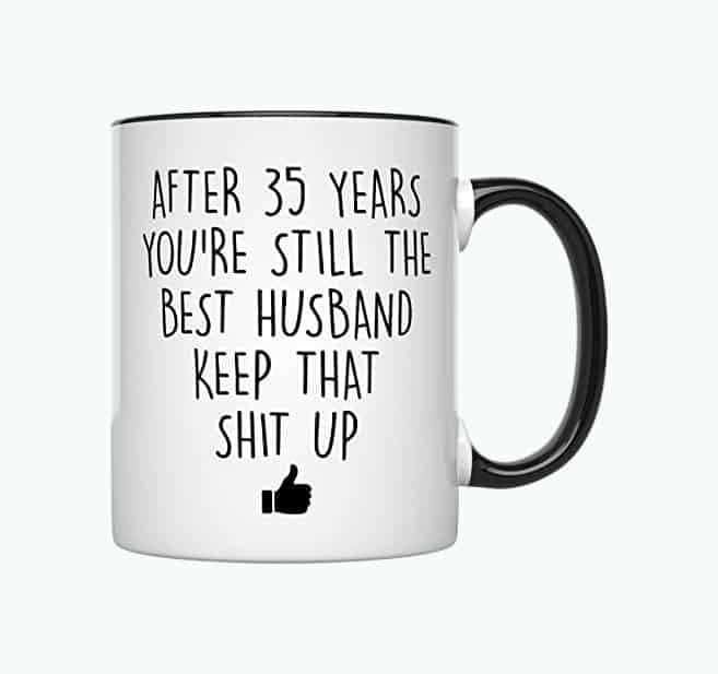 35 Year Anniversary Coffee Mug for Him