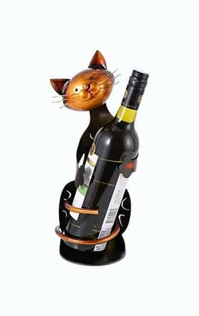 Cat Shaped Wine Holder