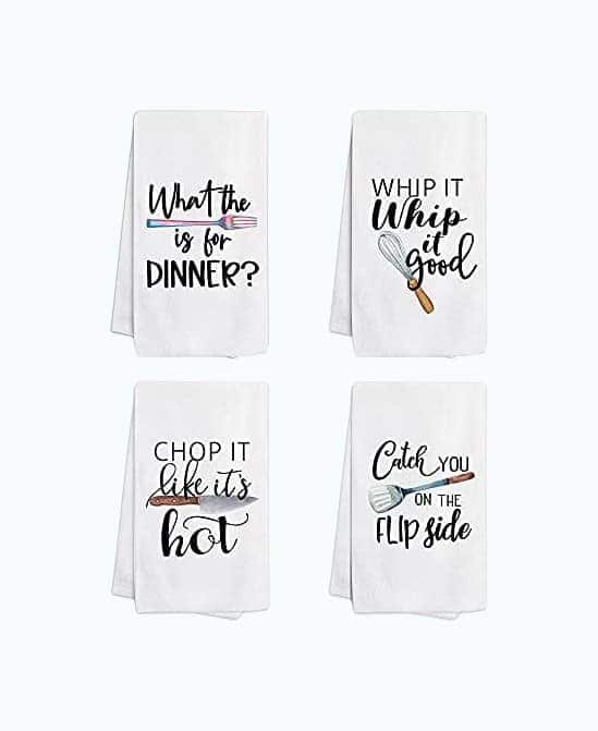 Funny Kitchen Towels and Dishcloths