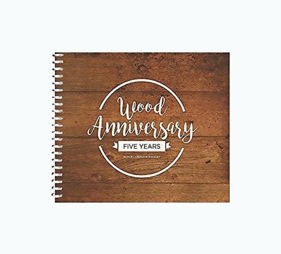 Unique 5th Wedding Anniversary Memory Book