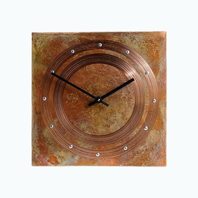 Copper Wall Clock