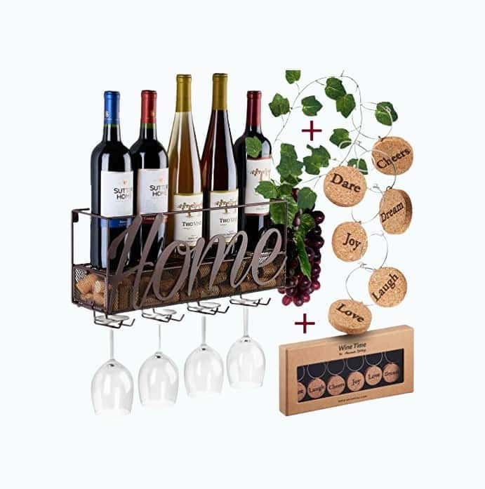 Wall Mounted Wine Rack