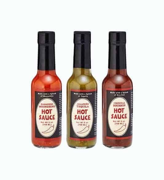 Booze-Infused Hot Sauce Trio