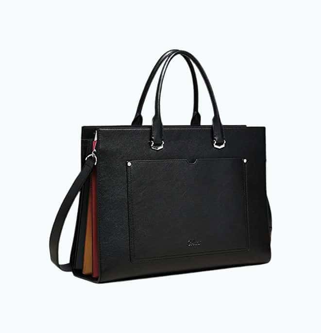 Genuine Leather Briefcase for Women