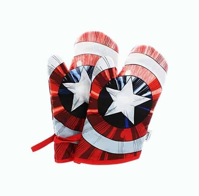 Marvel Captain America Oven Mitt Set