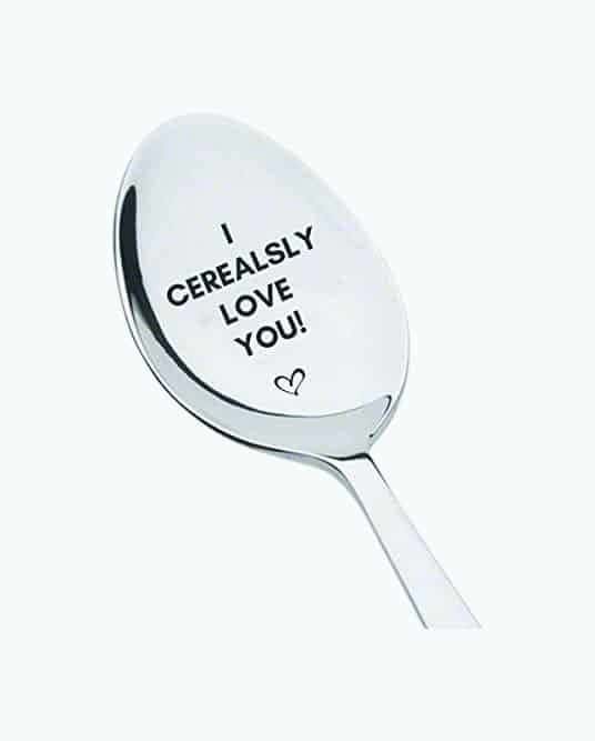 Engraved Cereal Spoon