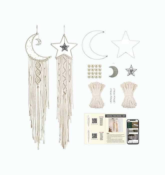 Moon & Star Macrame Kit