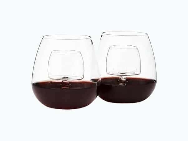 Stemless Aerating Wine Glasses