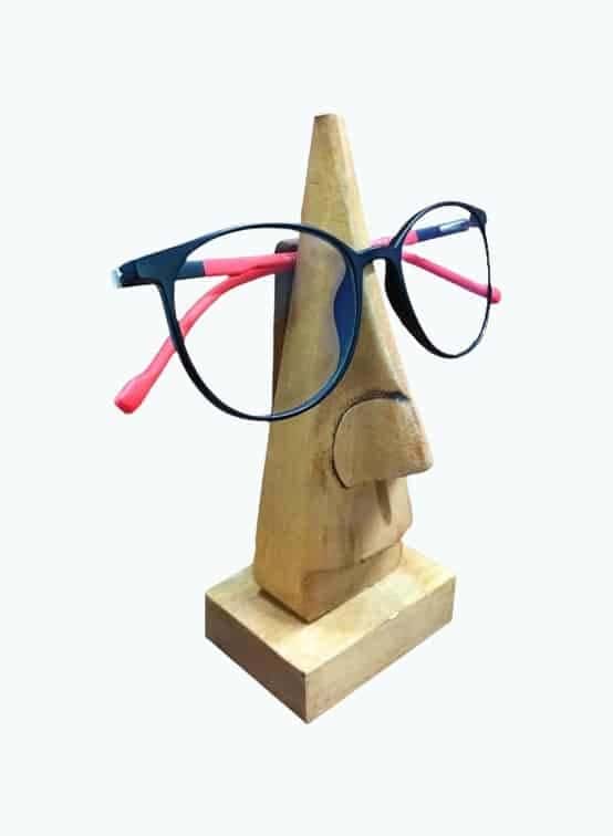 Wooden Eyeglass Stand