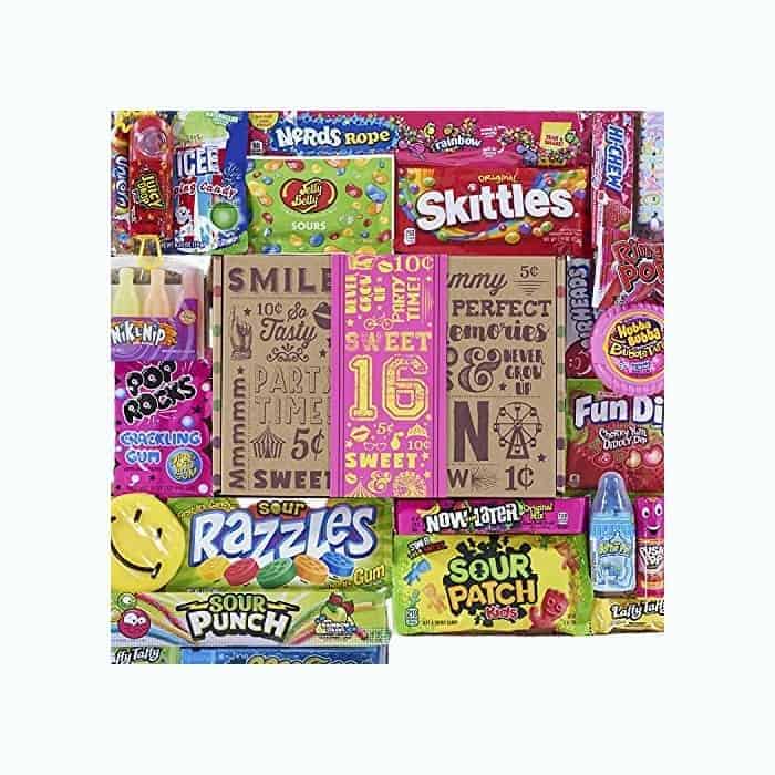 Sweet 16 Birthday Candy Gift For 16 Year Old Girl