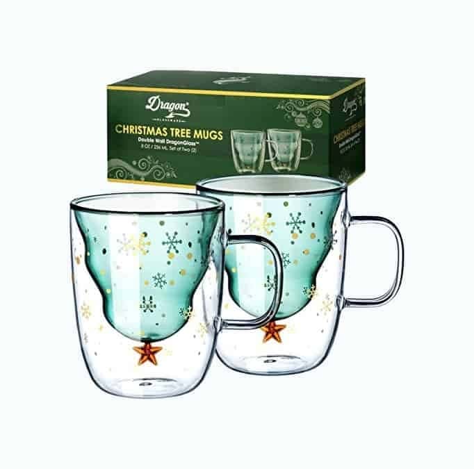 Christmas Tree Mug Set