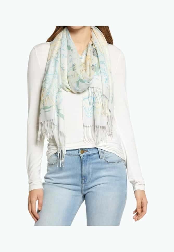 Wool & Cashmere Wrap Scarf