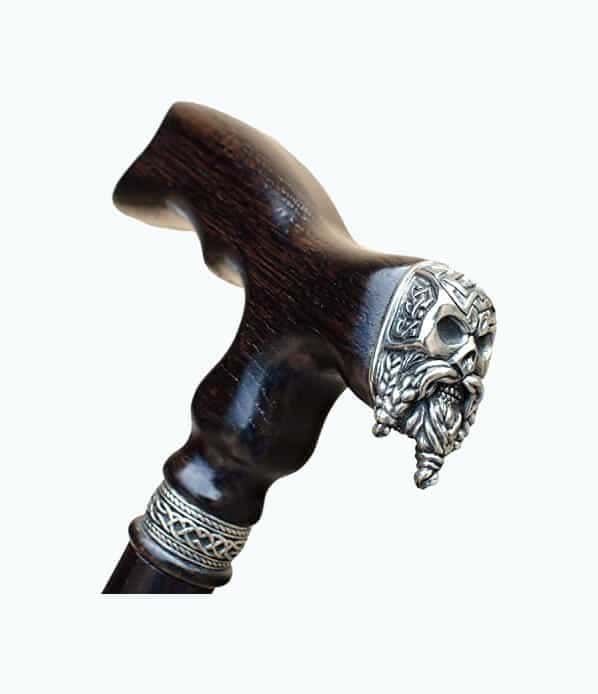 Celtic Skull Walking Cane