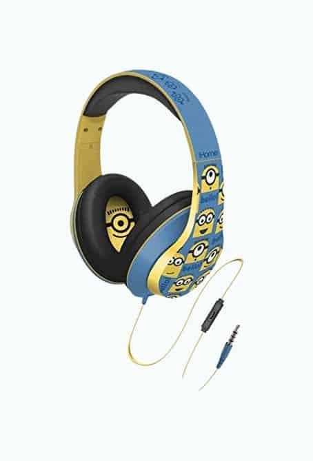 Minions Headphones with Built-In Microphone