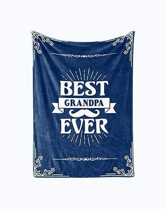 Best Grandpa Throw Blanket