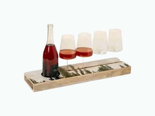 Treeline Wine Serving Tray