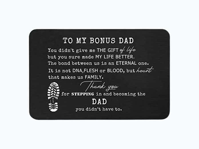 Stepdad Wallet Card