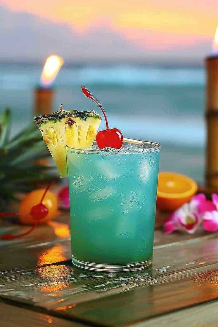 15 | BLUE HAWAIIAN BREEZE TROPICAL DRINK