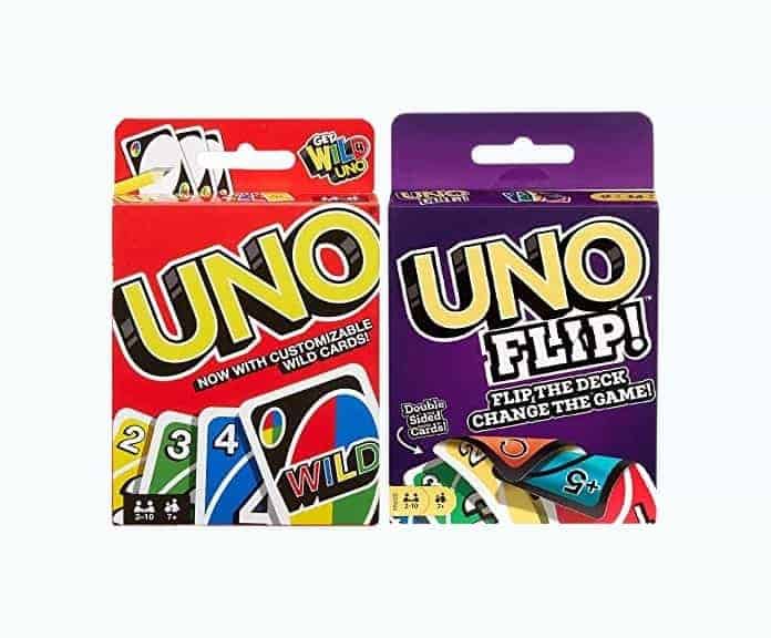 Uno Original and Uno Flip Card Games