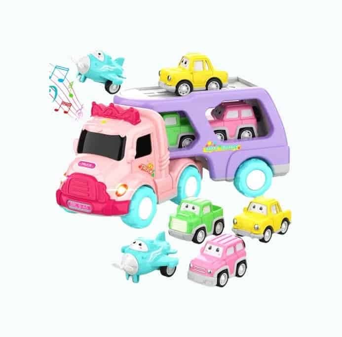 7-in-1 Carrier Truck With Cars