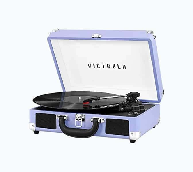 Portable Suitcase Record Player