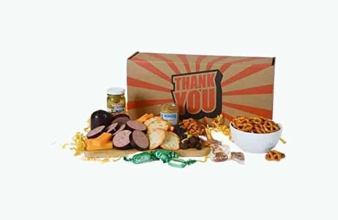 Summer Sausage Thank You Basket