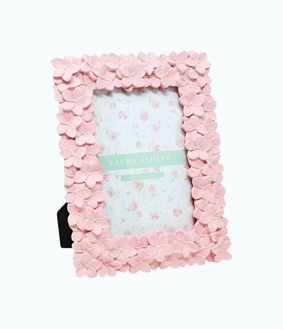 Laura Ashley Pink Flower Picture Frame