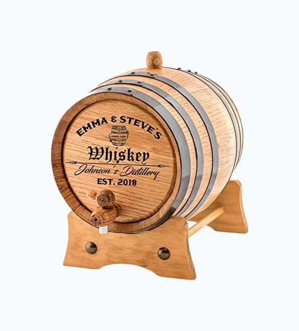 Custom Engraved American Premium Oak Aging Barrel