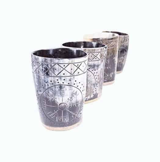 Ox Horn Shot Glass Set