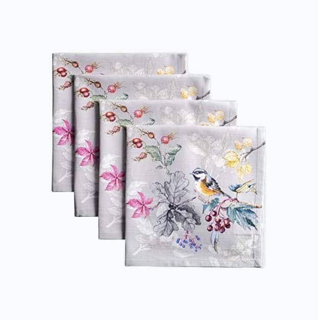 Watercolor Cloth Napkins Set