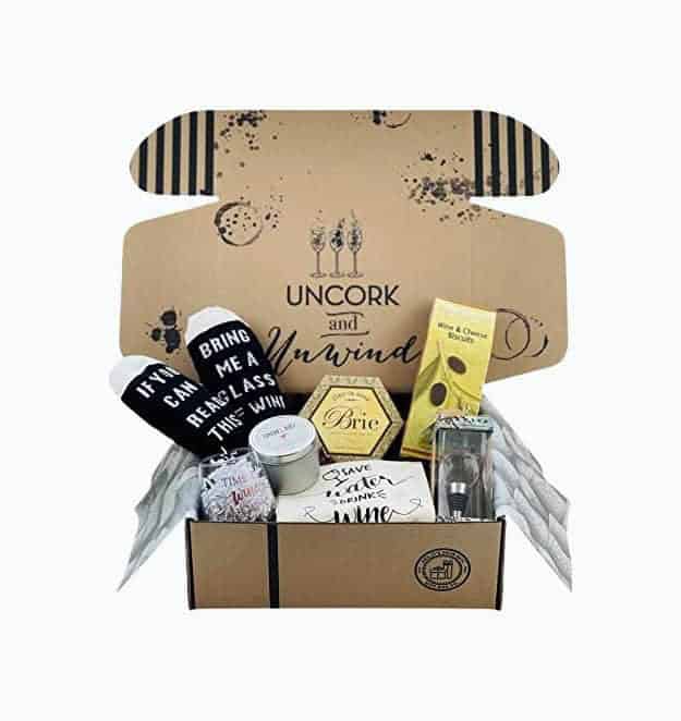 Wine Lovers Gift Basket