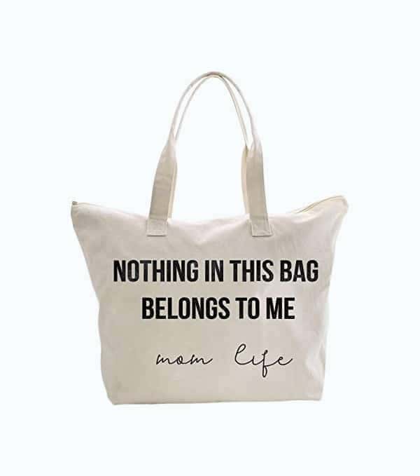 Mom Canvas Tote Bag