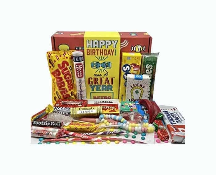 60th Birthday Candy Gift Box